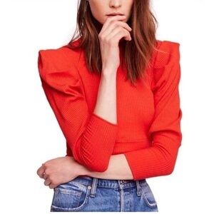 Free people Red Top